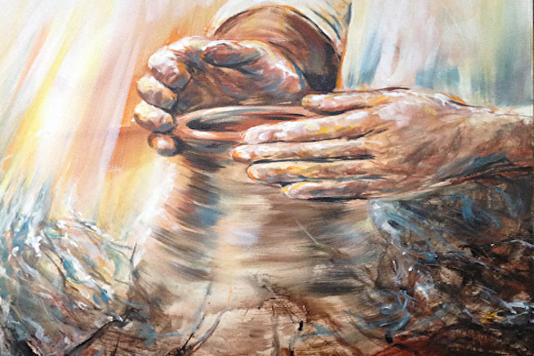 Manos del Alfarero - Una Pintura de Melani Pyke